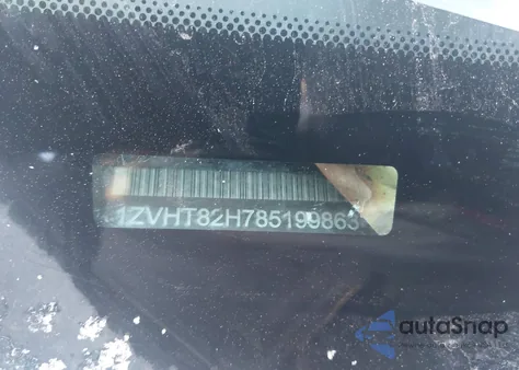 2008 Ford Mustang Gt Deluxe/Gt Premium from USA, damaged, VIN 1ZVHT82H785199863